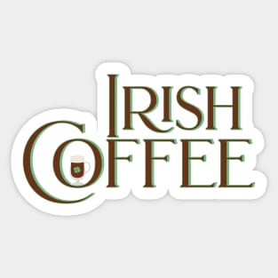 Irish Coffee Sticker